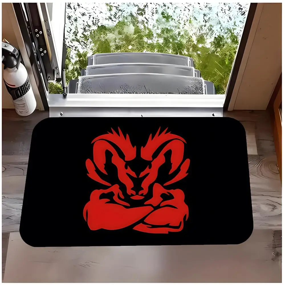 Brand Classic D-Dodge Floor Mat Non Slip Washable Flannel Doormat Water Absorbent Indoor Floor Carpet Rug