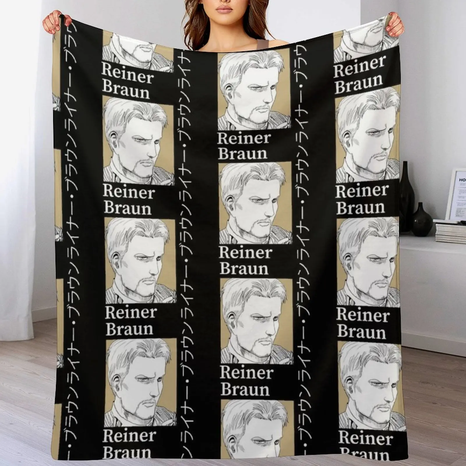 

Reiner snk Throw Blanket Wrinkle Resistant Lightweight Blanket