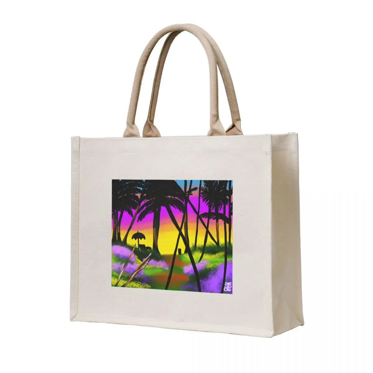 

Tropical Relaxation Tote Bag personalized tote reusable shopping bags shopping bags foldable