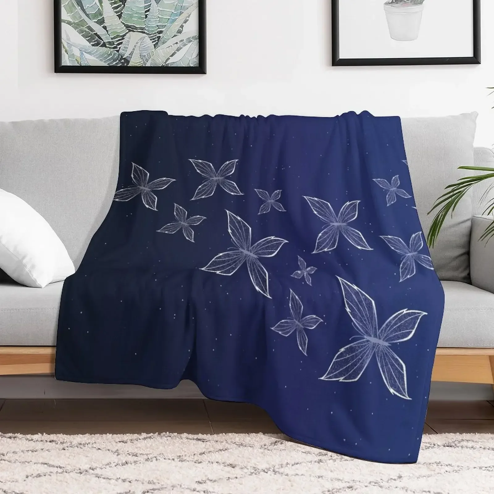 

Wraith Butterfly [3] From Heaven Official's Blessing Throw Blanket Weighted Single For Baby Blankets
