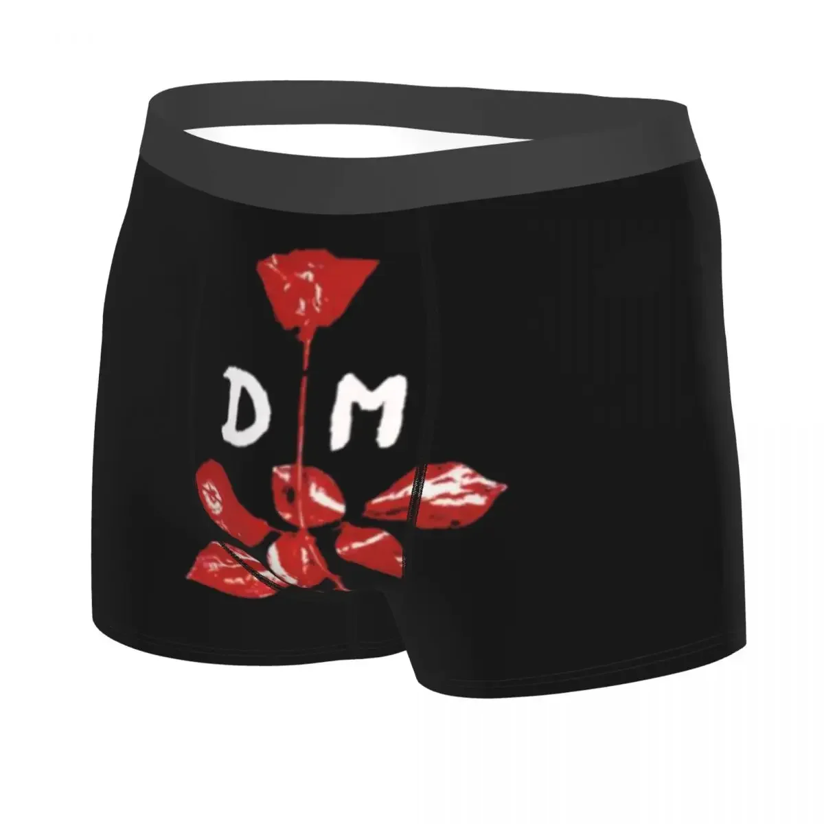 Custom Depeches Cool Mode Underwear Men Breathable Music Boxer Briefs Shorts Panties Soft Underpants For Homme