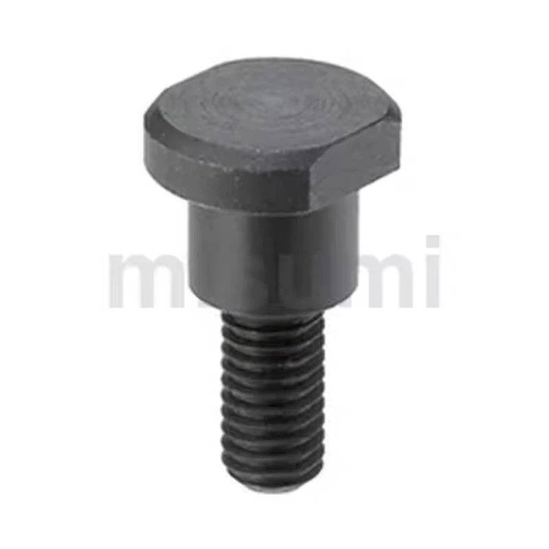 CBDBW D4-12mm Fulcrum Pins - Wrench Flats SCM435 Coarse Thread Black Screws