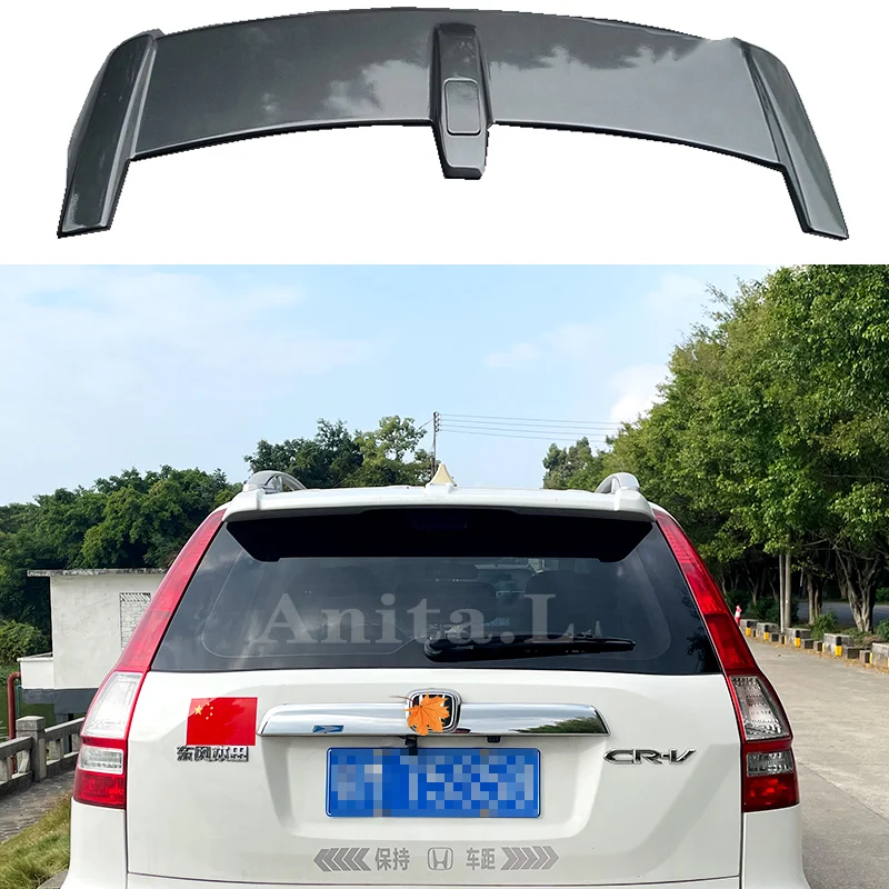 Pro Honda CRV CR-V 2007 2010 2011 zadní kufr kryt přístřeší spoiler ABS materiál zadní blatník spoiler auto dekorace s barva