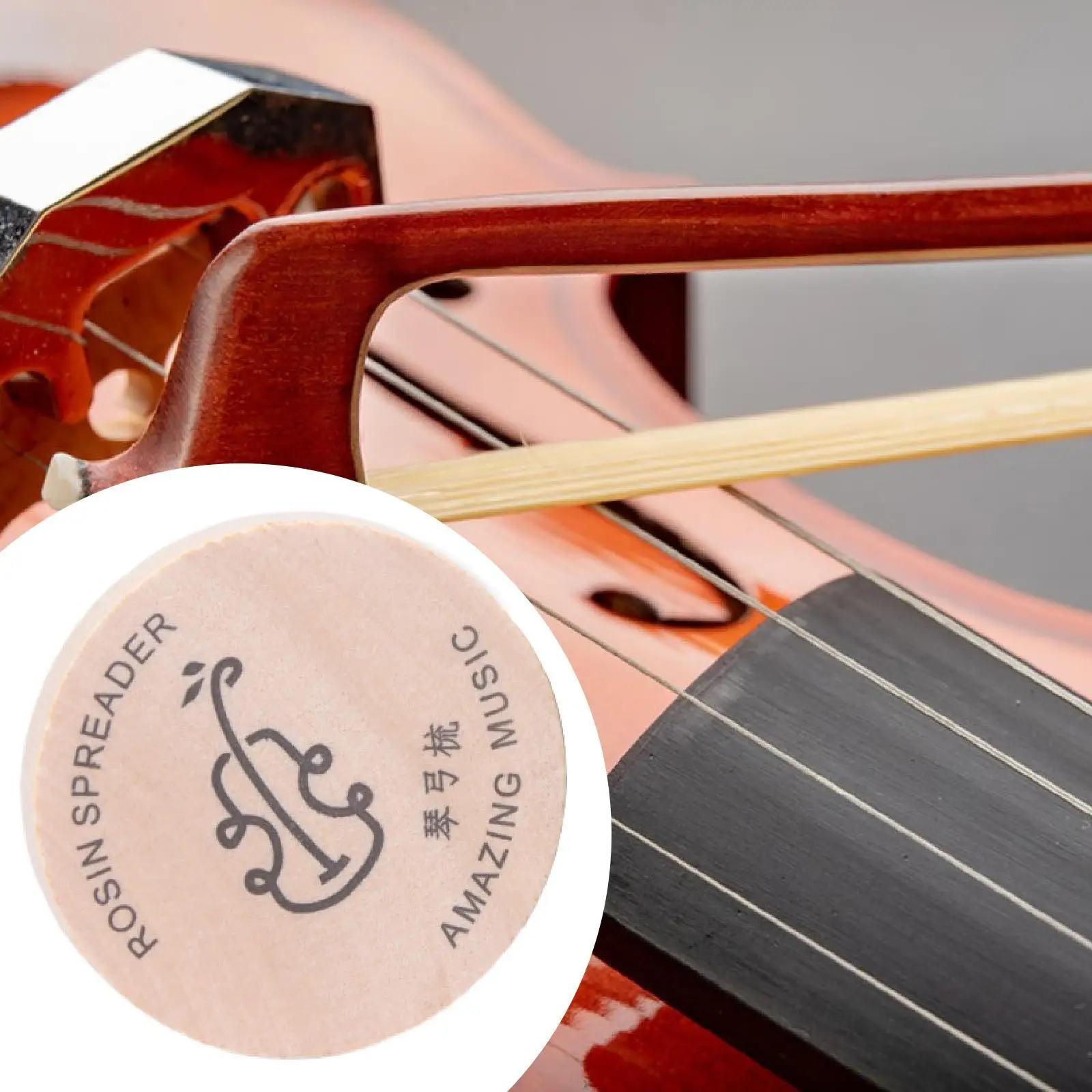Violin Bow Comb Portable Musical Instrument Accessory for Concert Live