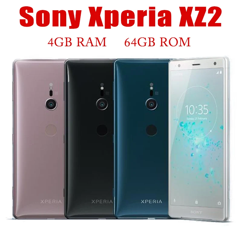 Sony Xperia XZ2 H8266 H8216 SO-03K Japan Version Single/Dual Sim 64GB Mobile Phone 19MP LTE 5.7