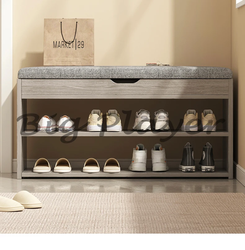 Shoe Changing Stool Rack At The Door of Home Can Be Seated Into The Home Cabinet Stool Integrated Porch Entering The Stool