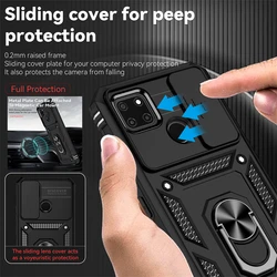 For OPPO Realme C21Y C25Y Case Shockproof Armor Slide Camera Protect Phone Case For Realme C 21y C21 Y 25Y Car Holder Back Cover