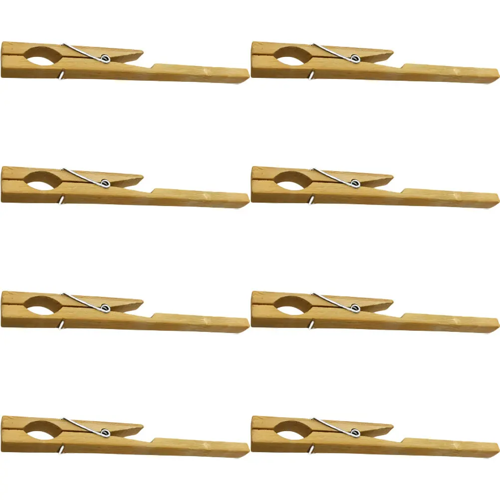 

8Pcs Bamboo Test Tube Clips Sturdy Laboratory Tube Clamp Experiment Glass Holder Safe Design Chemical Experiment Clamp
