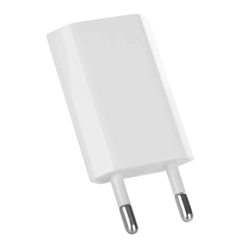 

100pcs European Single USB Power Adapter EU Plug Wall Travel Charger 5V 1A For iPhone Samsung LG G5 Xiaomi Mobile Phones