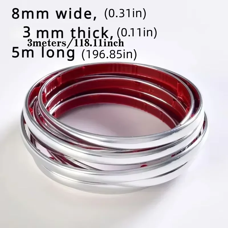 1PC 3/5m Peel and Stick Wall Molding Trim - Flexible Self Adhesive Molding Trim for Walls, Edges, Borders, Window Frames
