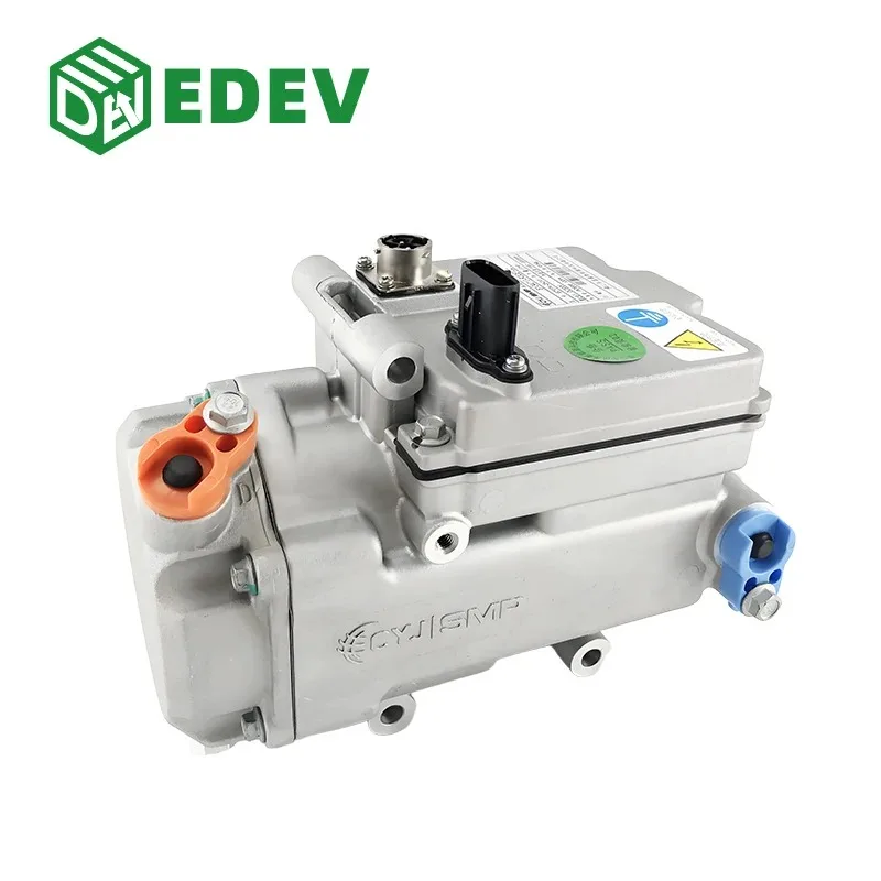 New EDEV RTC220VSD 24V Oil Free Scroll Air Brake Compressor 240L/Min Displacement for Electric Bus EV and Logistic Trucks