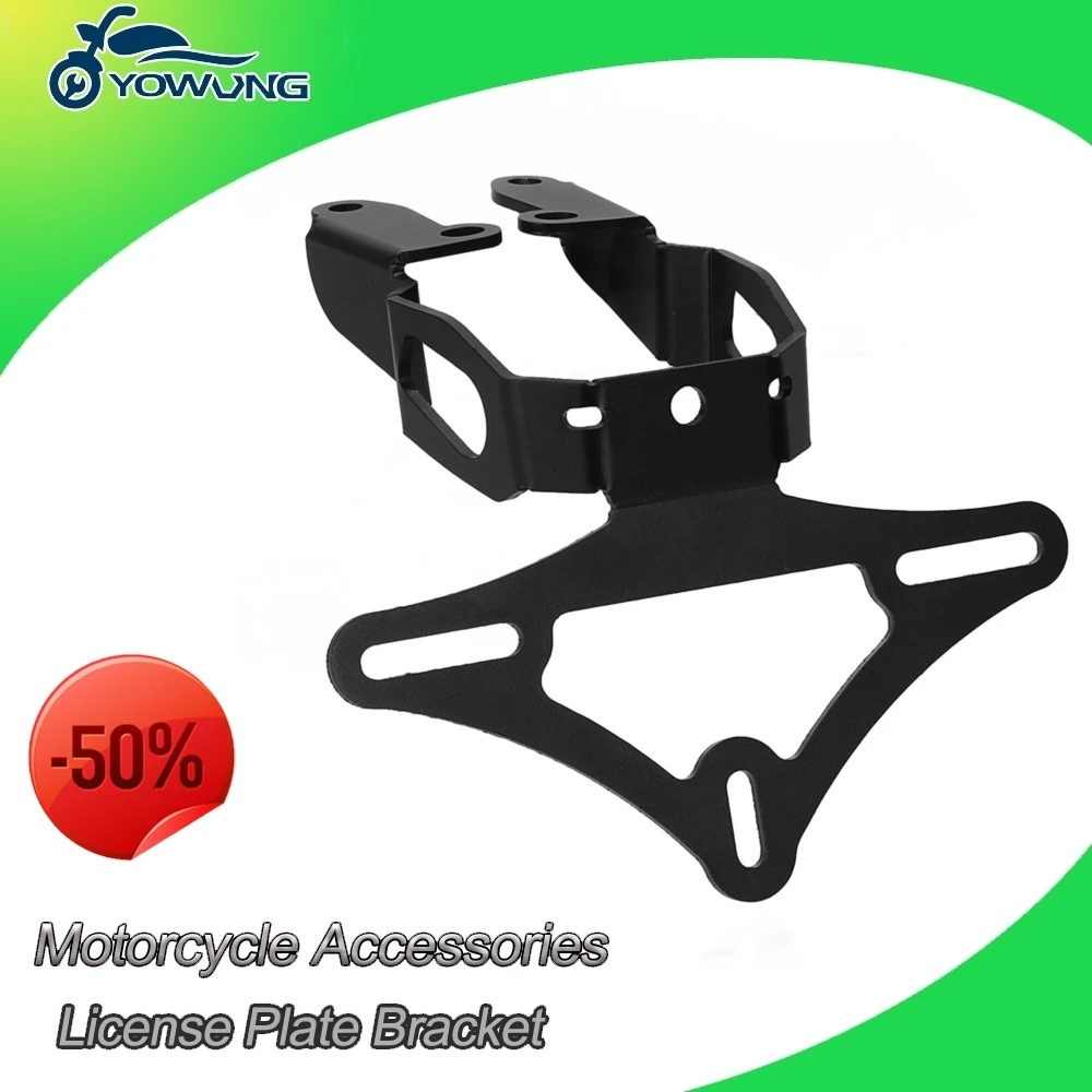 

Motorcycle License Plate Holder Tail Light Bracket Tidy Fender Eliminator For KAWASAKI Z250 2019 2020 2021 2022 2023 2024 2025
