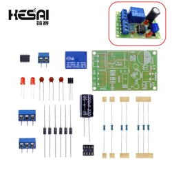 NE555 Water Level Switch Controller Kit Water Level Sensor Automatic Pumping Module DIY Student Electronic Principles Training