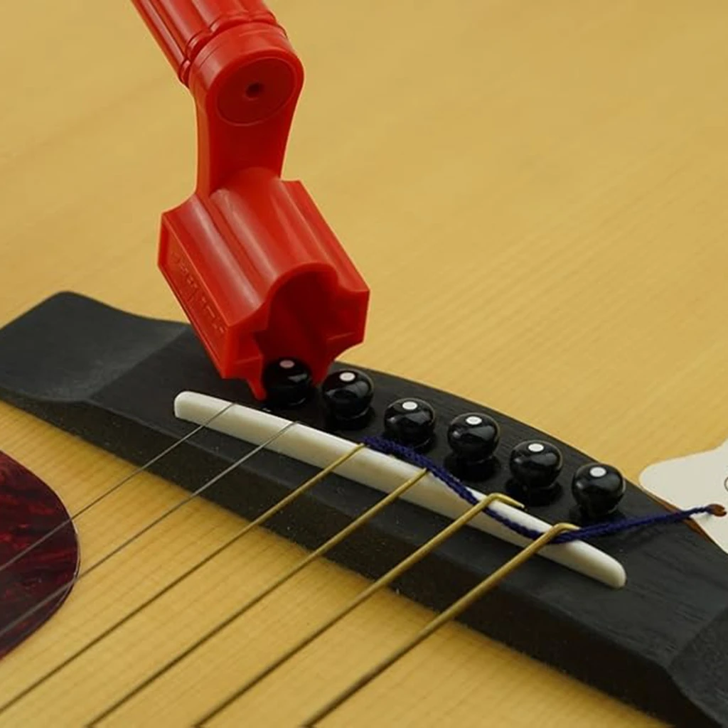 GUYKER 4-in-1 Guitar String Winder Roll Peg Puller Bridge Pin Remover Tool for Acoustic Electric Guitars - Guitarist Essential view 6
