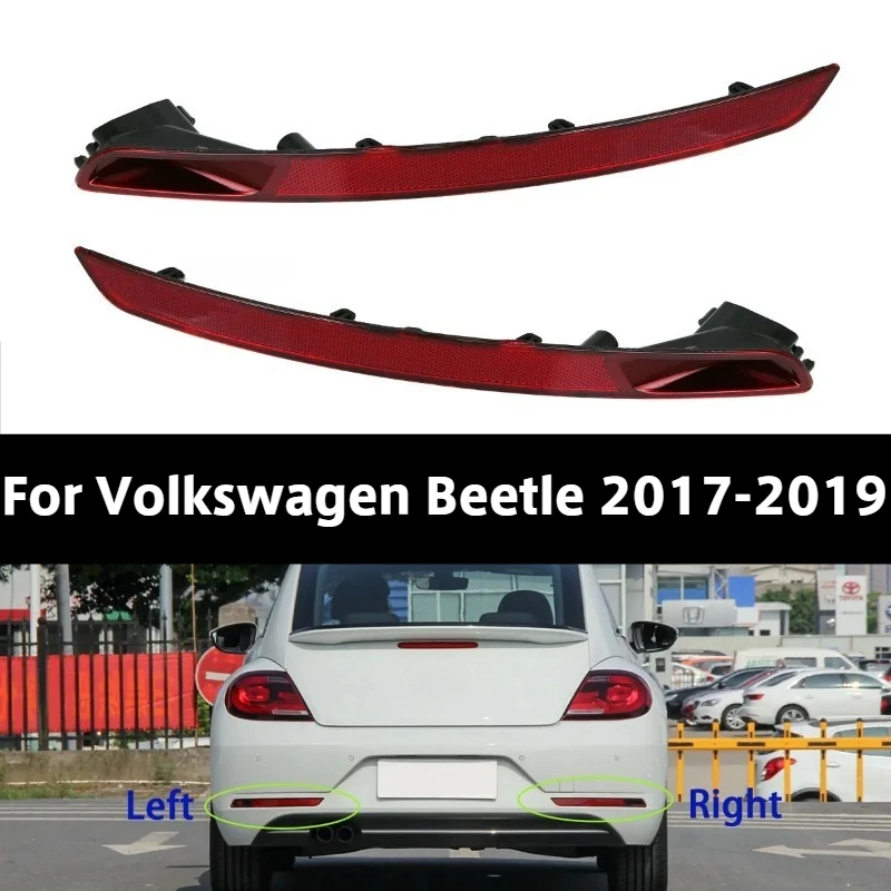 Left & Right Rear Bumper Reflector Tail Light For Volkswagen Beetle 2017 2018 2019 5C5945701D Turn Signal Indicator Light