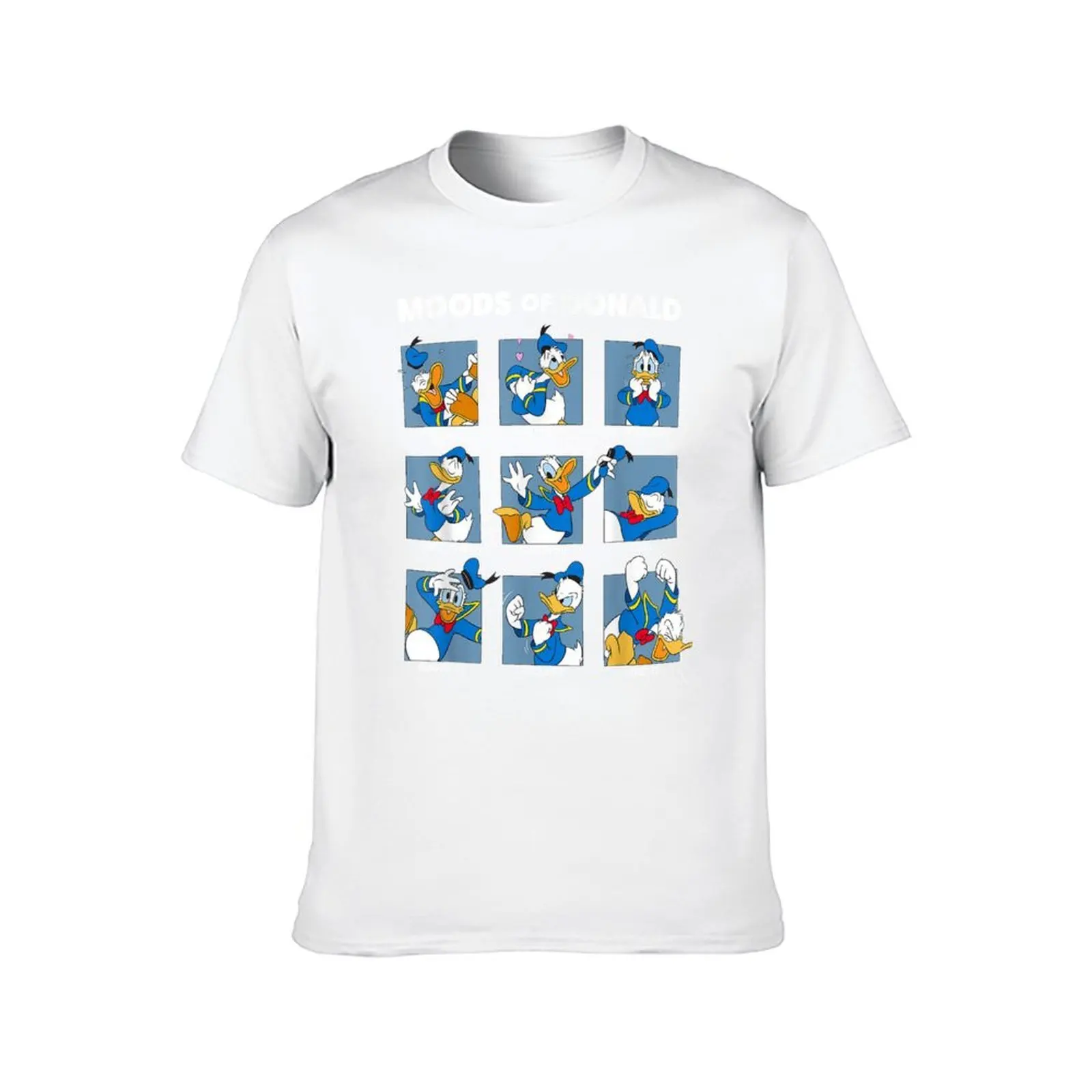 Funny Moods Of Donald Cartoon T-Shirt man t shirt designer cotton t shirt man T-Shirt