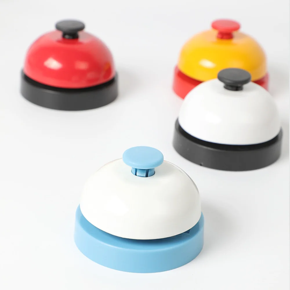 Stainless Steel Hand Pressing Service Bell Answer Bell Reception Desk Bell Ring Table Pet Bell For Restaurant Kitchen Bar
