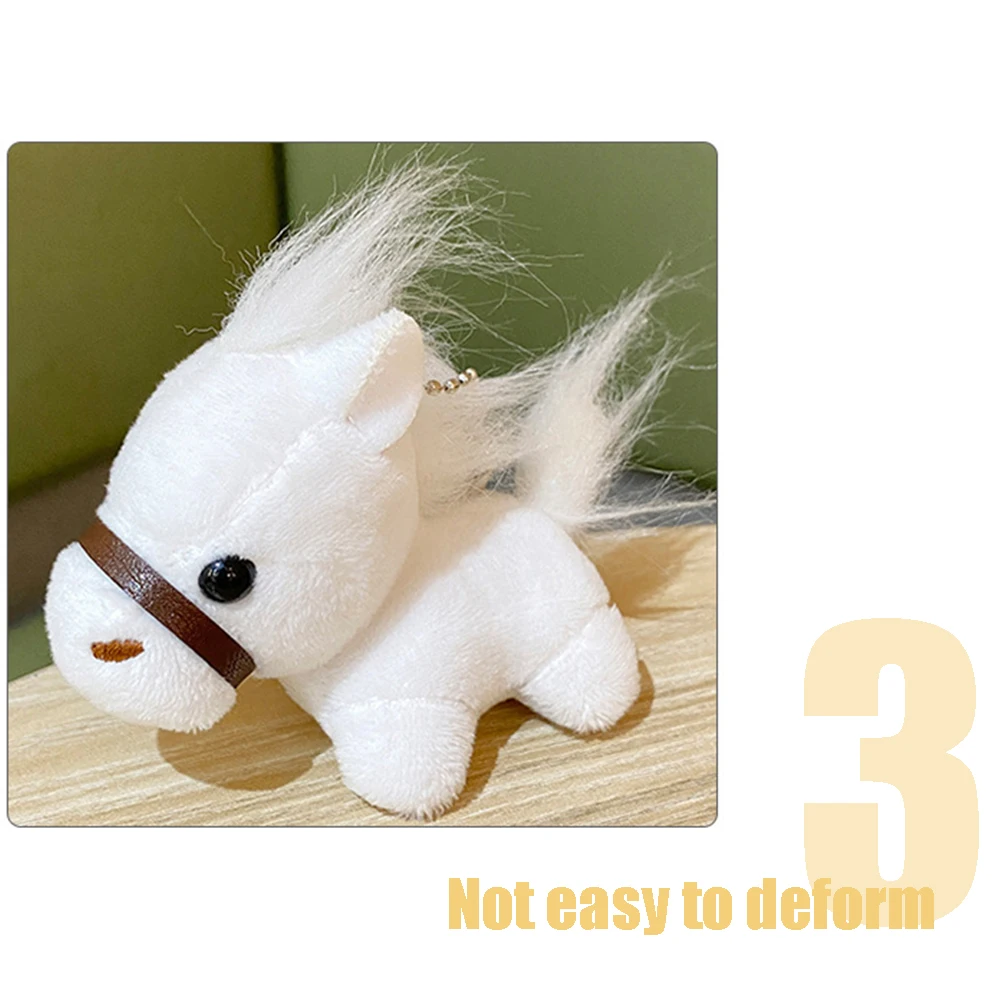 Pluche paard ornament sleutelhanger unieke tas hangende hanger decoratie aanwezig voor verjaardag Thanksgiving