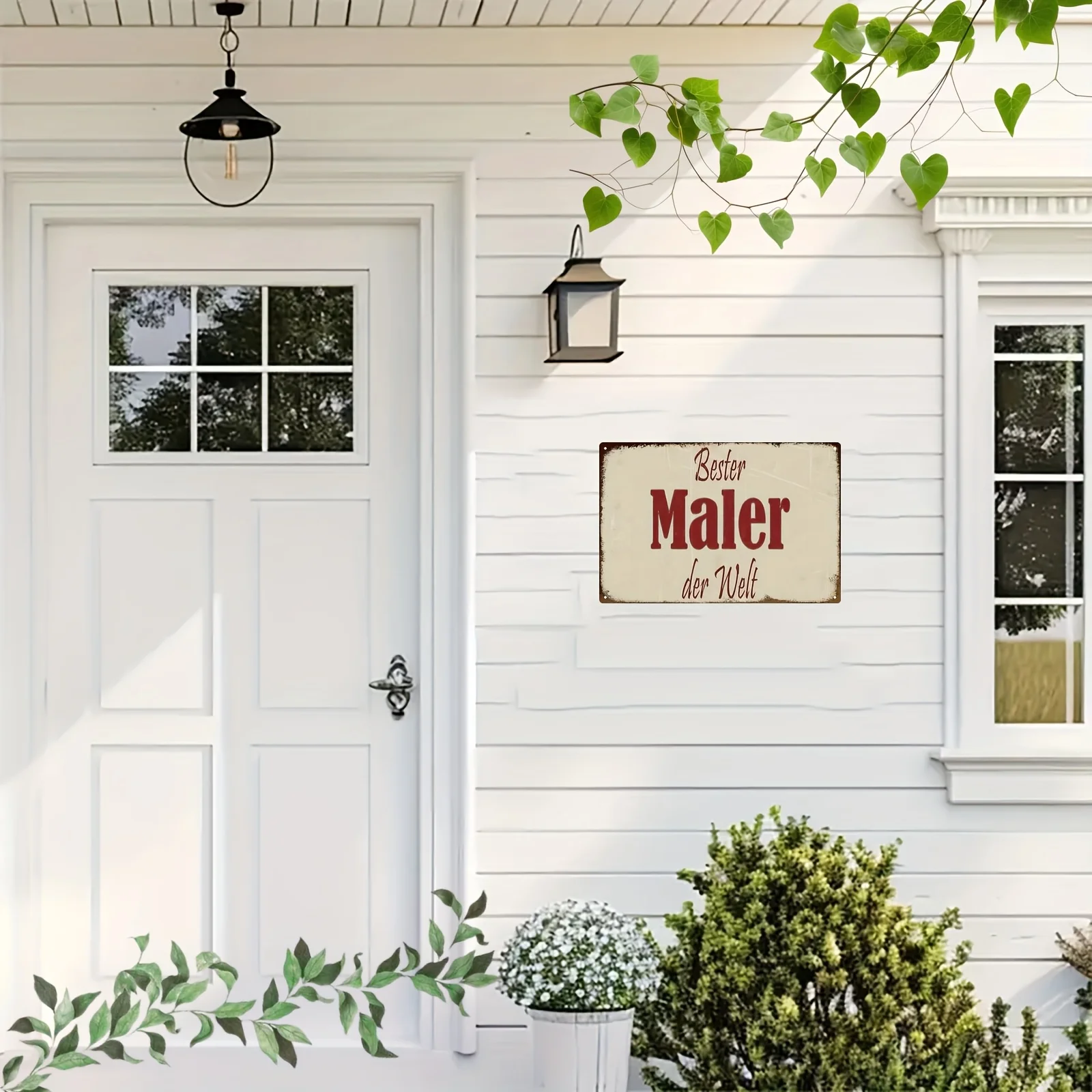 1pc 20*30 Cm/8*12 Inches Aluminum Signs And Nameplates, Retro World'S Best Painter Style Decorative Signs, High-Quality