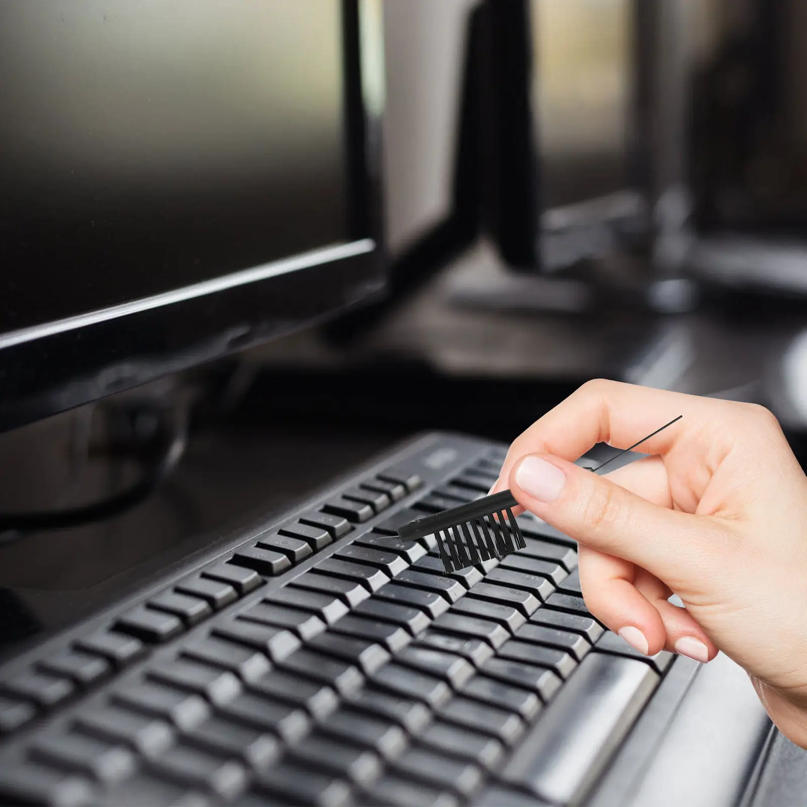 

Набор из 1 прочного многофункционального компактного портативного инструмента для чистки слуховых аппаратов и удаления ушной серы