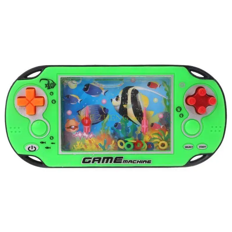 E56B Ring Water Game Handheld Water Games Aquatic Mini Retro Rento Pistime Fun Party