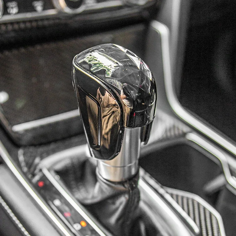 Personalized Interior Crystal Carbon Grain Gear Knob Head Cover for Honda Accord 2018-2026, Civic 2022-2026, CR-V HR-V 2023-2026