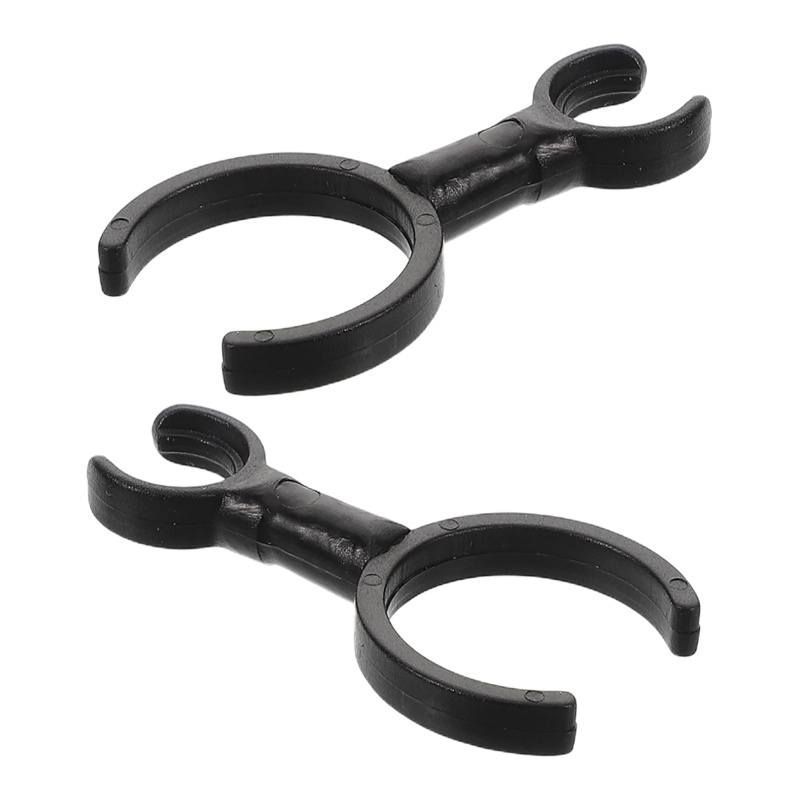 

2 Pcs Microphone Clip Flute Fastening for -on Mount Accessory Performance Clamp Guzheng Woodwinds Instruments