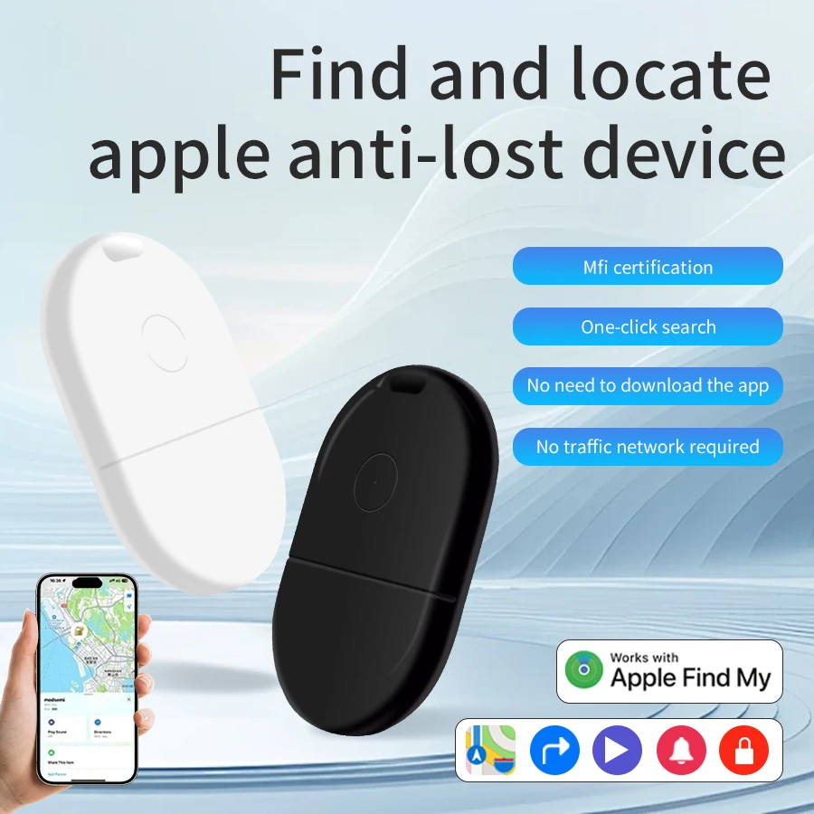 

Smart Bluetooth GPS Tracker Anti-Lost Tracking Device Work with Find My APP Smart Tag Pet Kids Wallet Finder Locator Accessory