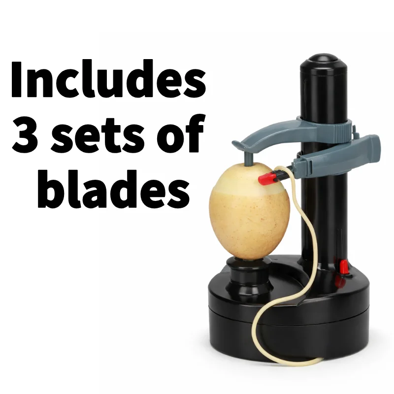 Multifunctionele elektrische schiller Automatische groente- en fruit-schilmachine Roestvrijstalen mes Appel Aardappel Keukenmes