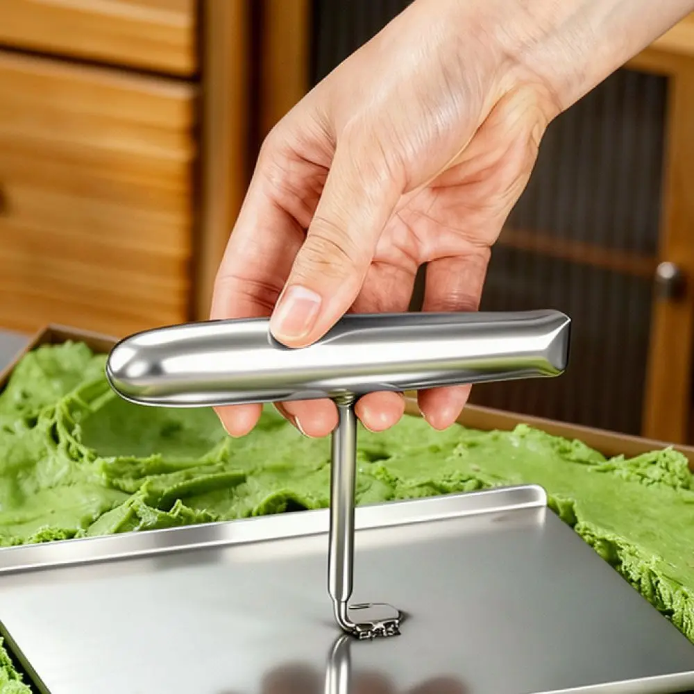 Kitchen Baking Accessory Stainless Steel Press Mold For For Yujian Nougat Shaping Tool Durable Flatting Plate Pastry Tool