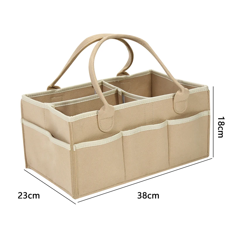 Baby Diaper Storage Mommy Tote Basket Baby Stroller Hanging Bags Thicken Large Capacity Baby Diaper Organizer Mom Tote Bags New