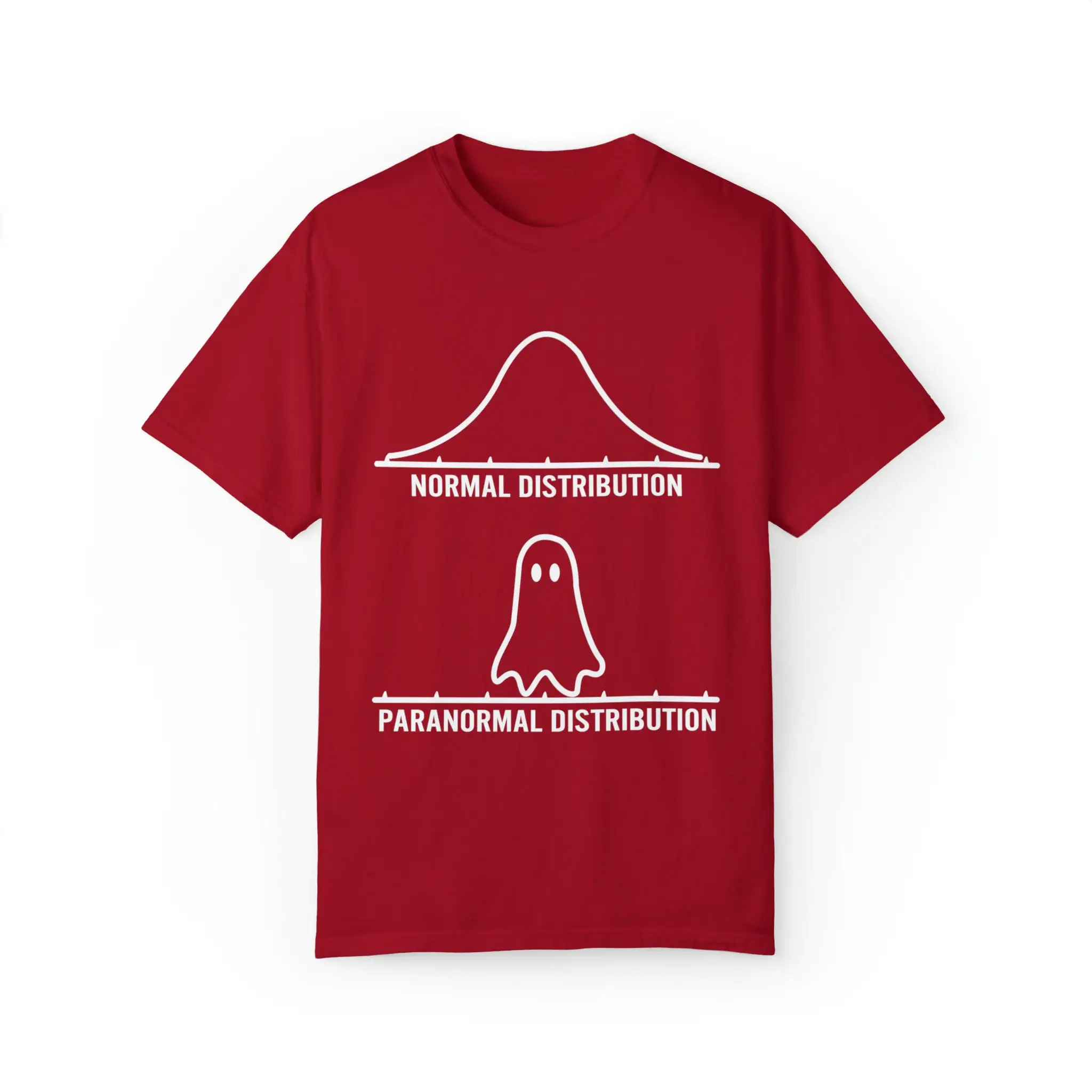 'Normal Distribution Paranormal Distribution' Print T Shirt