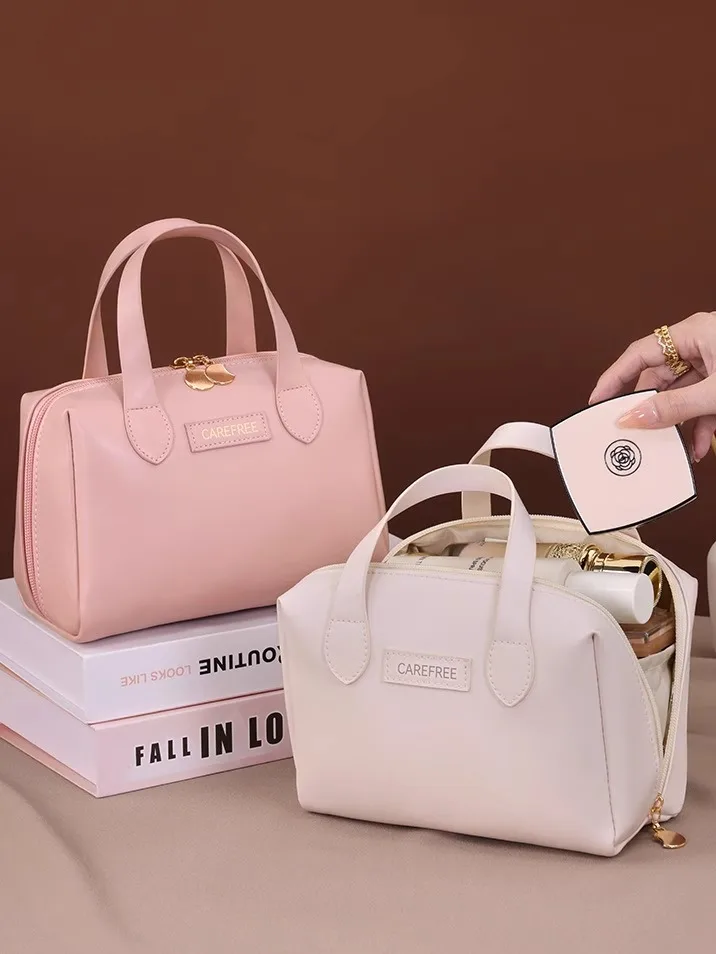 

Портативная женская косметичка-органайзер для путешествий, водонепроницаемая, прямоугольная, с 2 отделениями