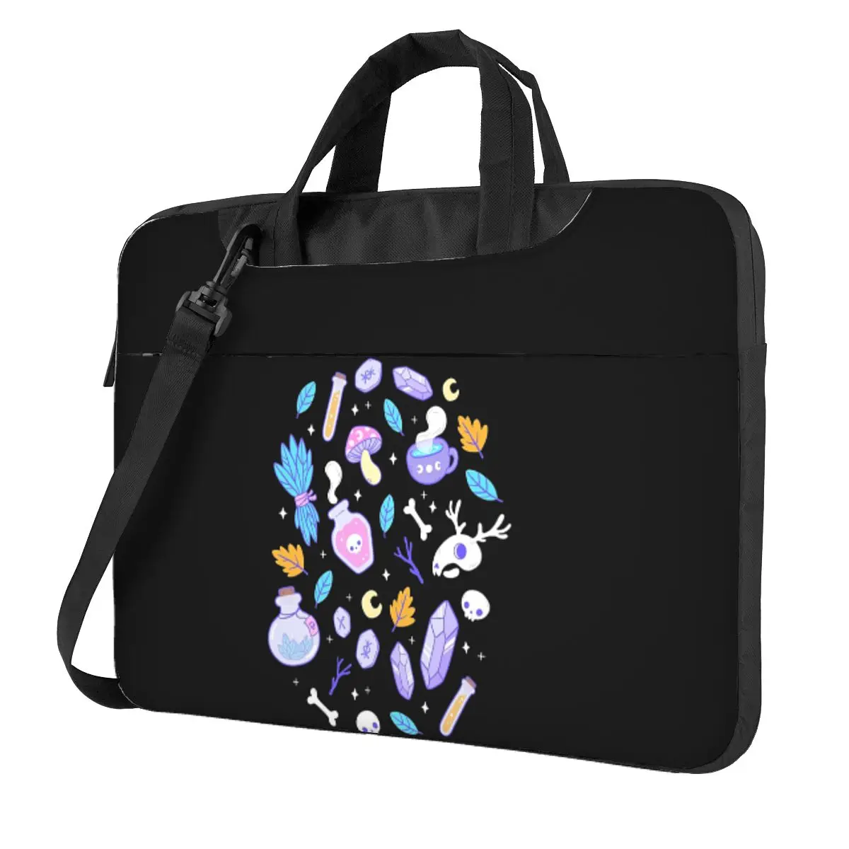 

Witchy Ingredients Nikury Crossbody Laptop Bag Case Computer Bag 13 14 15.6 Inch Notebook Pouch for Macbook Pro Lenovo