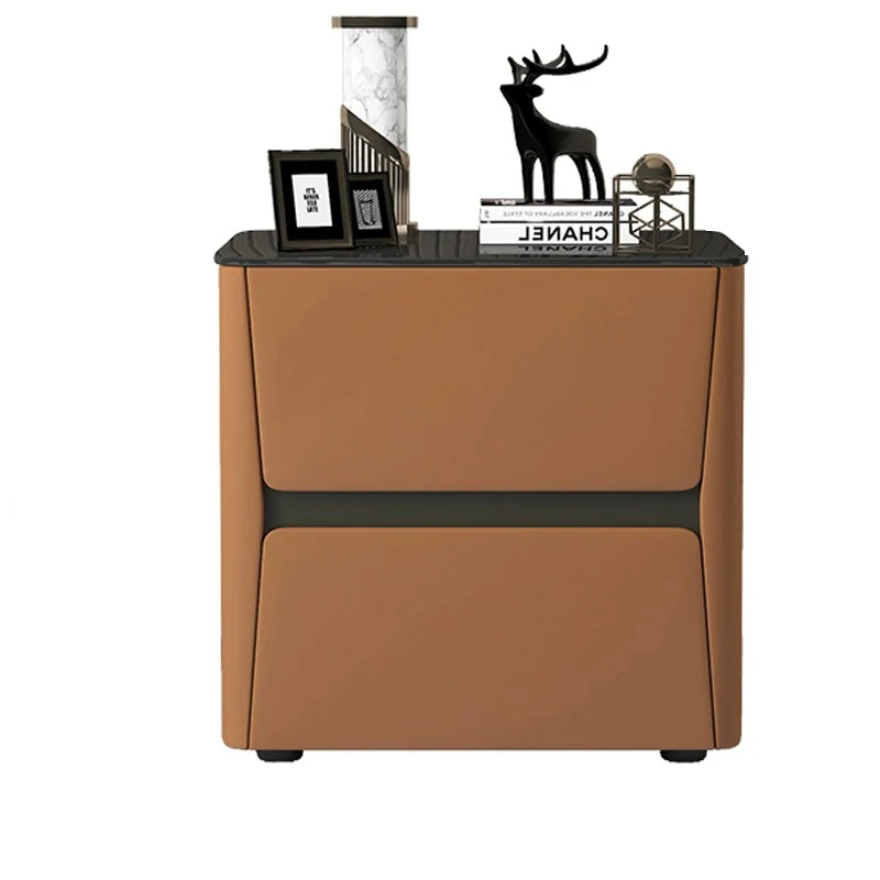 

Modern simple light luxury high-end bedroom storage locker bedside cabinet