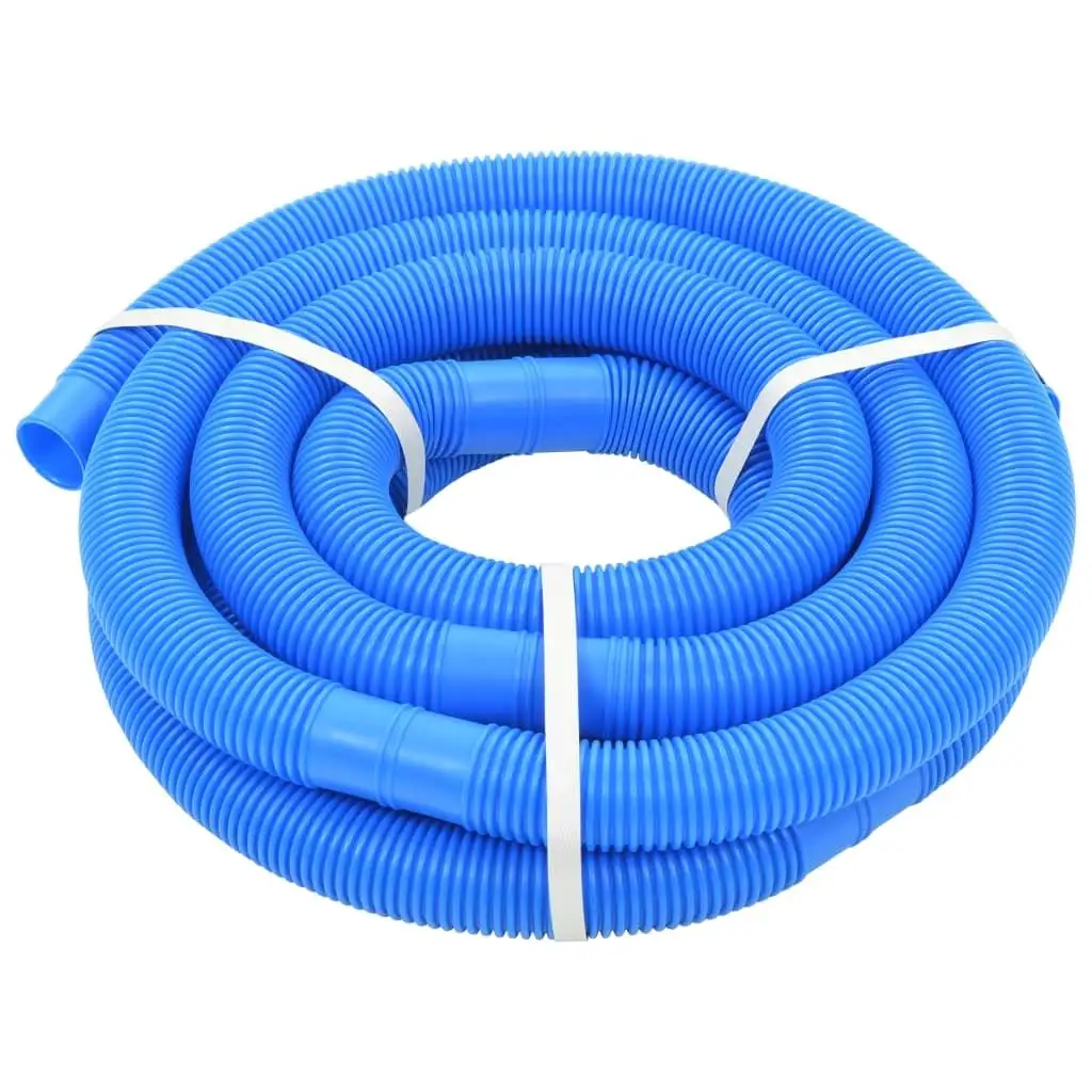 1.5-inch Blue Pool Hose, 19.7 Feet - Durable Swimming Pool Vacuum and Filter Replacement Tube