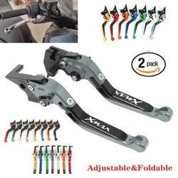 Motorcycle Adjustable Extendable Folding Brake Clutch Levers Parking Handle  For XMAX 125 250 300 400 XMAX250 XMAX300 XMAX400
