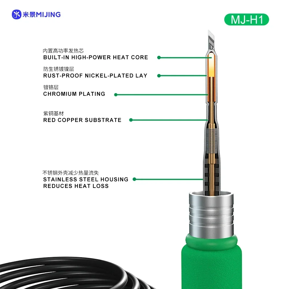 Mijing MJ-H1 160W Soldering Station Compatible T210 T115 T245 Handle Intelligence for Phone BGA IC Motherboards Welding Repair