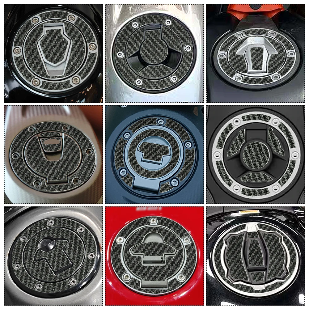 

Motorcycle Fuel Gas Tank Cap Protector Sticker Frosted Decal Fit for Honda KTM BMW Yamaha Suzuki Kawasaki Ducati Triumph Aprilia