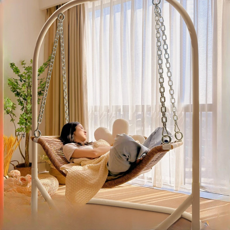 

Swing indoor balcony household hanging chair adults outdoor garden rocking chair lazy chlorophytum comosum swing chair