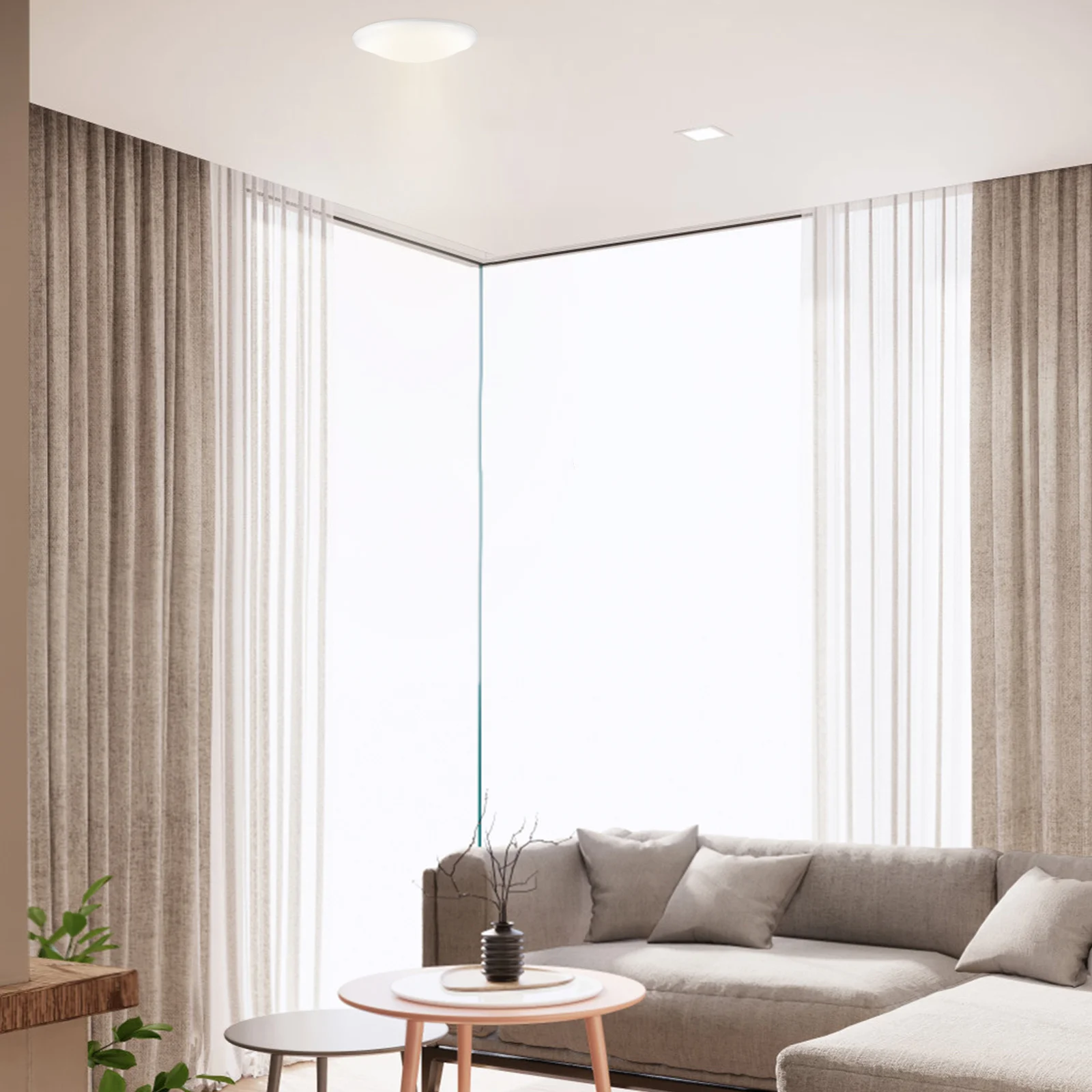 

Plastic Ceiling Light Cover Lamp Shade Sturdy Easy Install Bedroom Living Room Light Fixture Replacement Diffuser