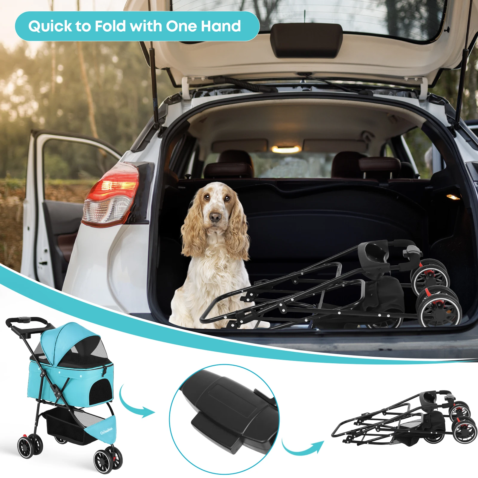 Cochecito para perros pequeños