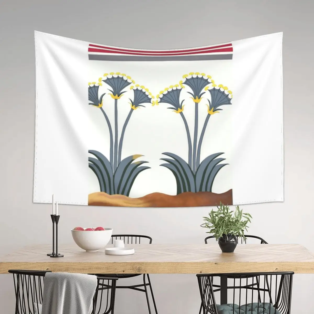 

Minoan Sea Daffodils "Lilies" Fresco Restoration Tapestry Decorative Paintings Cute Room Things Things To The Room Tapestry
