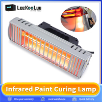 Leekooluu Portable 1000W Infrared Curing Lamp Paint Baking Lamp Short Wave Infrared Drying Lamp Auto Body Repair kit Paint Dryer