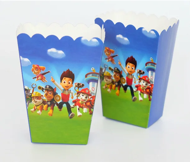 Paw Patrol Popcorn Box Geburtstag Party Dekor Skye Hund Geschenkbox Kekse Schokolade Pralinenschachtel Babyparty Kindergeschenke Partyzubehör – Detail 9