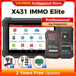 LAUNCH X431 IMMO Elite Key Programming Tool Automotive Key Programmer Immobilizer Diagnostic Scanner Simulator Key Free Shipping