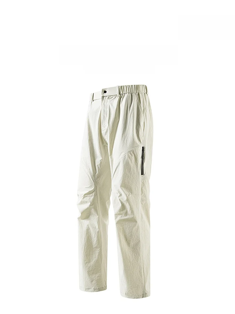 

KITH мужская летняя спортивная спецодежда на открытом воздухе, брюки из ледяного шелка, свободные повседневные длинные брюки, модные молодежные активные брюки, прямые брюки