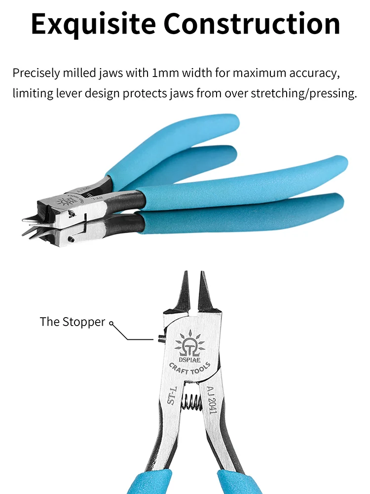 DSPIAE ST-L Edgeless Bending Pliers Photo-Etching Folding Tools For Gundam Model Making Hobby DIY  Accessory