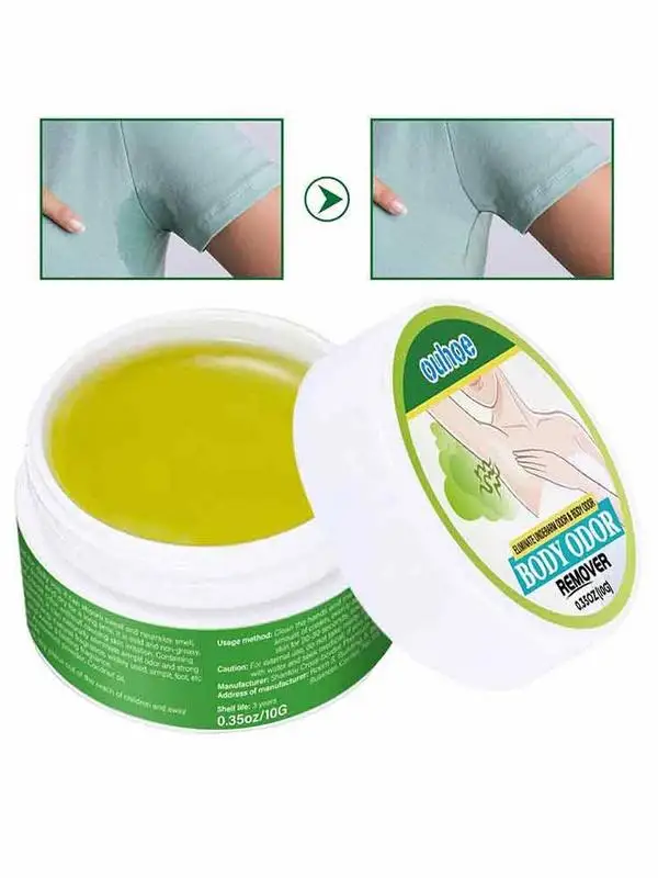 Natural Effectively Remove Body Sweat Odor Agent Antiperspirant Deodorant Remove Underarm Odor Refreshing Oil Body Care Cream