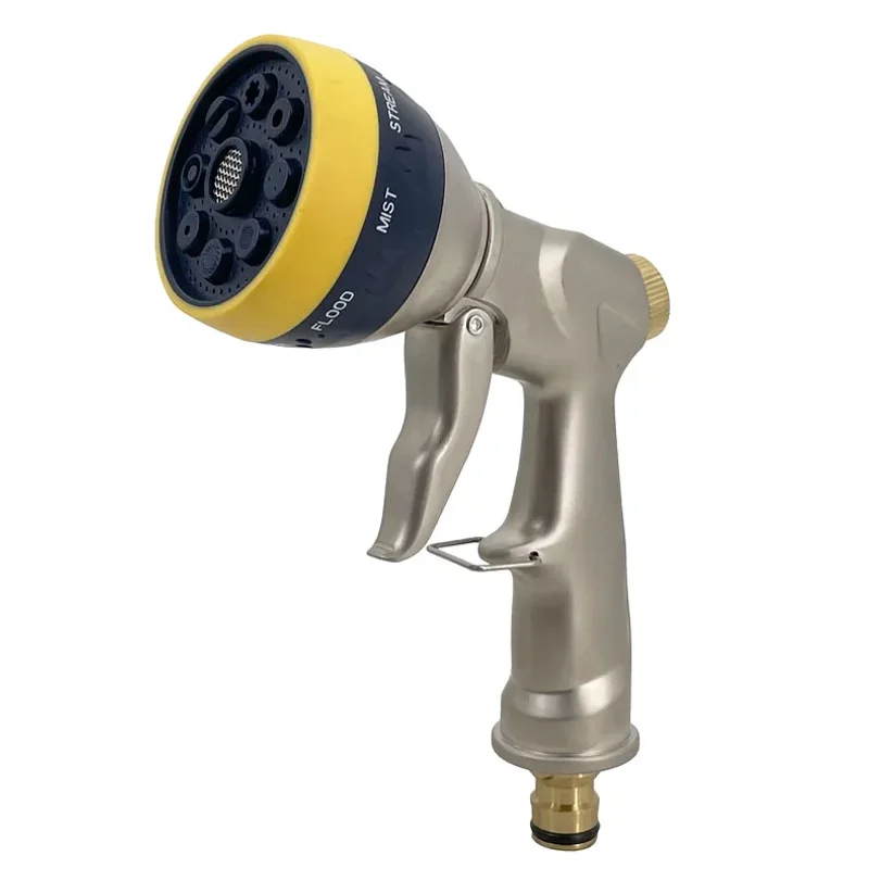 1pc Adjustable Garden Water Gun Sprinkler Hose Nozzle High Pressure Washer Car Wash Cleaning Tool Lawn Watering Sprinkler